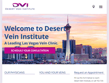 Tablet Screenshot of desertveininstitute.com